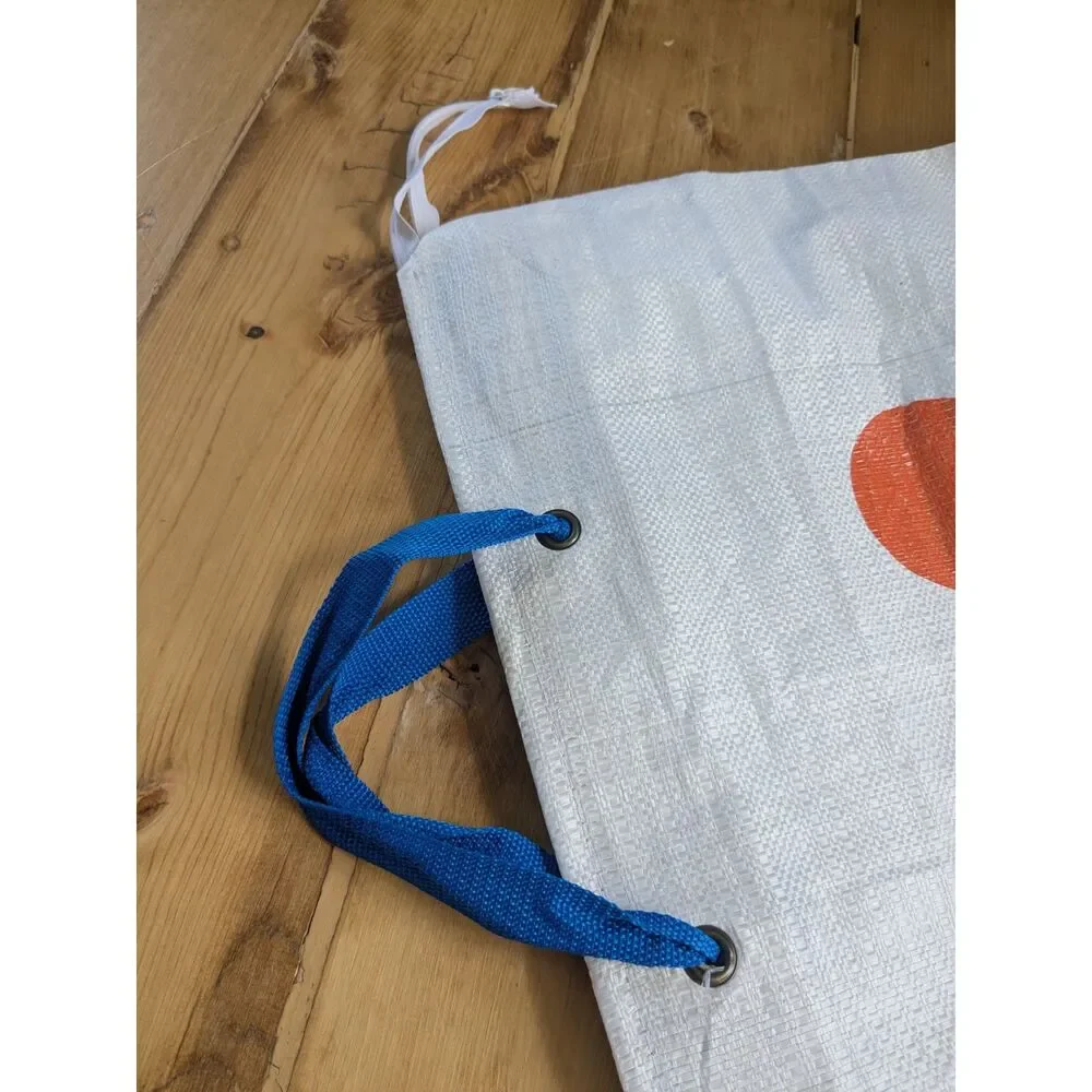 Unique Vintage Hawaii Shopping Bag w/ Wheels, Zipper